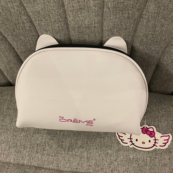 Hello Kitty and Crème collab makeup bag NEW - Picture 3 of 4